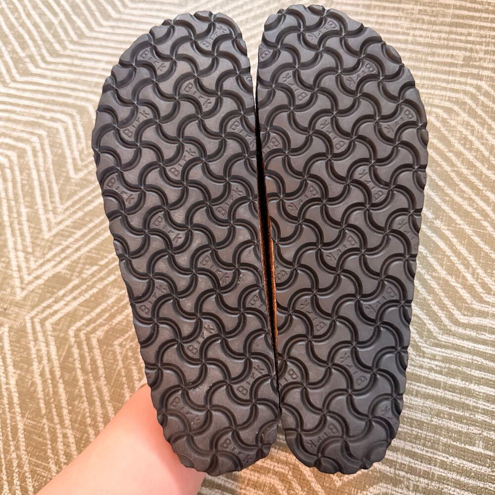 Birkenstock Buckley Black Suede Clogs Mule Shoes Size 41 US 10 - Picture 5 of 5